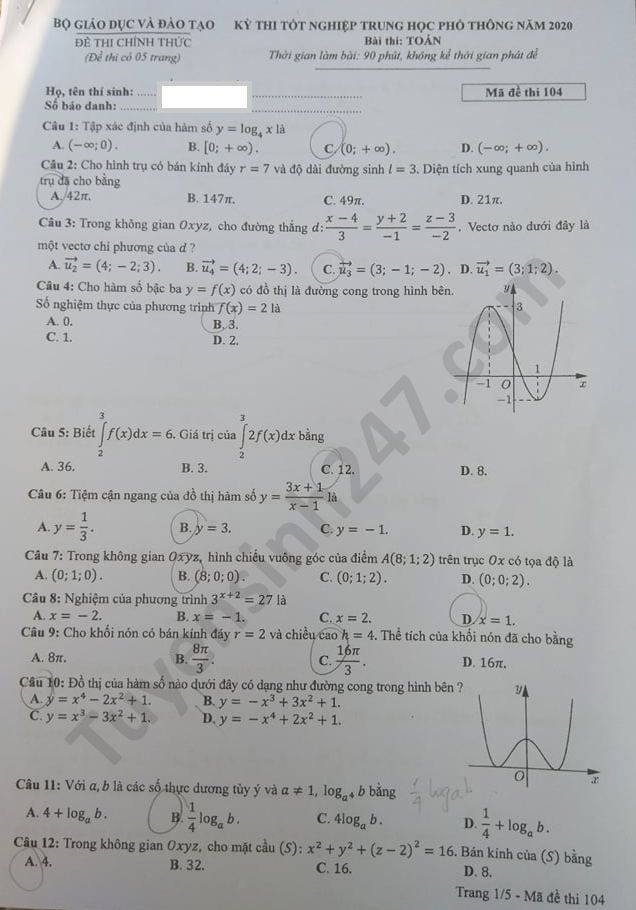 4629 de thi tot nghiep thpt mon toan ma 104 1 result