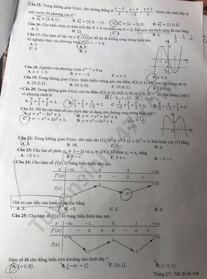 4507 de thi tot nghiep thpt mon toan 2020 ma 109 2 result 1