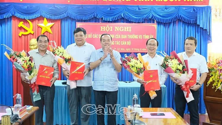 bo nhiem lanh dao moi tphcm thanh hoa ca mau