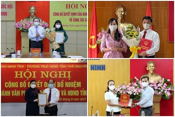 bo nhiem nhan su lanh dao moi tai quang ninh thai nguyen