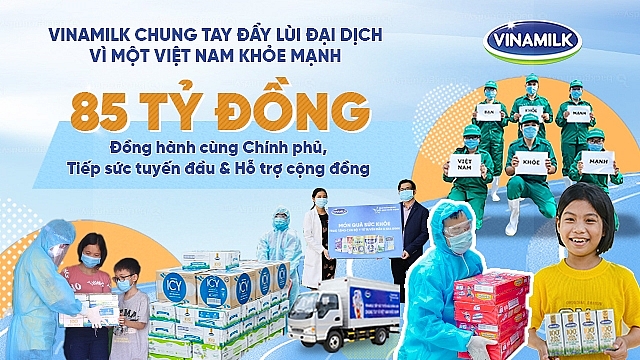 Vinamilk trao tặng món quà sức khỏe đến 10.000 cán bộ y tế tuyến đầu tại nhiều bệnh viện trên cả nước