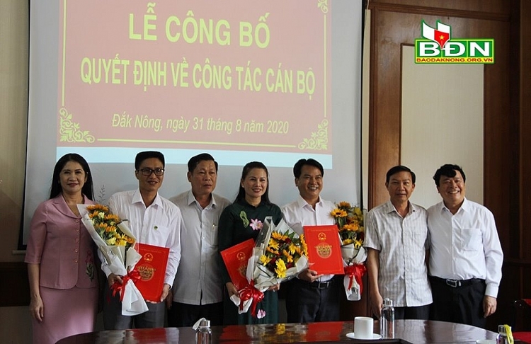 tphcm quang ngai dak nong bo nhiem lanh dao moi