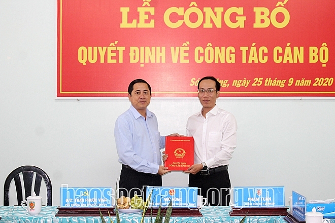 bo nhiem nhan su lanh dao moi thua thien hue