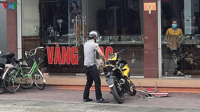 da bat duoc ke dung sung cuop tiem vang o quang ninh