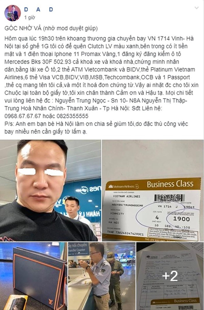 quen tui lv o khoang hang nhat khach vip vietnam airlines mat luon do