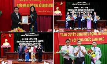 Bổ nhiệm lãnh đạo mới Lạng Sơn, Thanh Hóa, Bến Tre