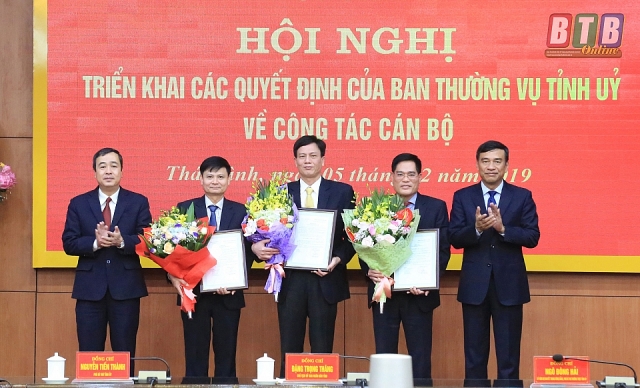 Tin nhân sự, lãnh đạo mới ở Nam Định, Thái Bình, Thừa Thiên - Huế tin nhan su lanh dai moi o nam dinh thai binh thua thien hue