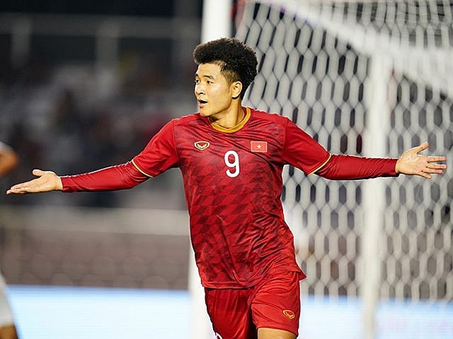 doi hinh du kien u22 viet nam dau u22 indonesia tien linh khong da chinh