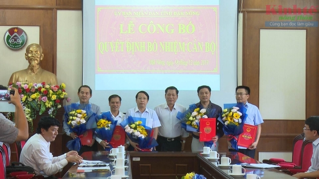 Lãnh đạo mới tại An Giang, Nghệ An, Đắk Nông lanh dao moi tai an giang nghe an dak nong