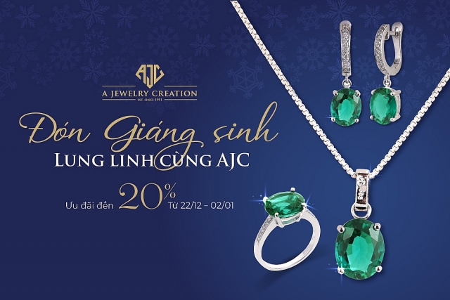 Lung linh tỏa sáng cùng trang sức AJC, nhận ngay ưu đãi mùa Lễ hội lung linh toa sang cung trang suc ajc nhan ngay uu dai mua le hoi