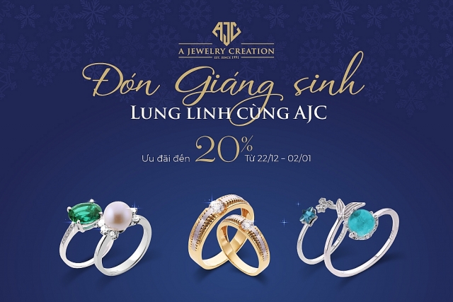 Lung linh tỏa sáng cùng trang sức AJC, nhận ngay ưu đãi mùa Lễ hội lung linh toa sang cung trang suc ajc nhan ngay uu dai mua le hoi
