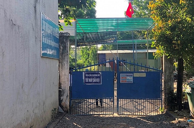 Trường THPT Vĩnh Xương, An Giang, nơi xảy ra sự việc (Ảnh: Tiền Phong)