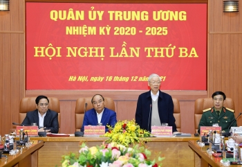 Tổng Bí thư Nguyễn Phú Trọng chủ trì Hội nghị Quân ủy Trung ương lần thứ 3