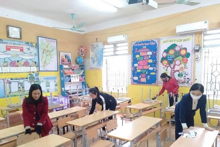 Học sinh tỉnh Phú Thọ đi học trở lại từ ngày 22-2
