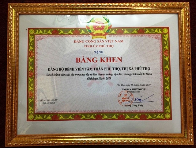 phu tho benh vien tam than tich cuc hoc tap va lam theo tu tuong dao duc phong cach ho chi minh