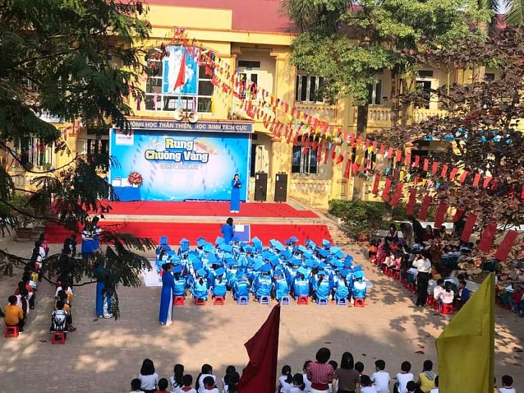 Vĩnh Phúc: Trường Tiểu học và THCS Quất Lưu thực hiện tốt việc “Dạy chữ đi đôi với dạy người”