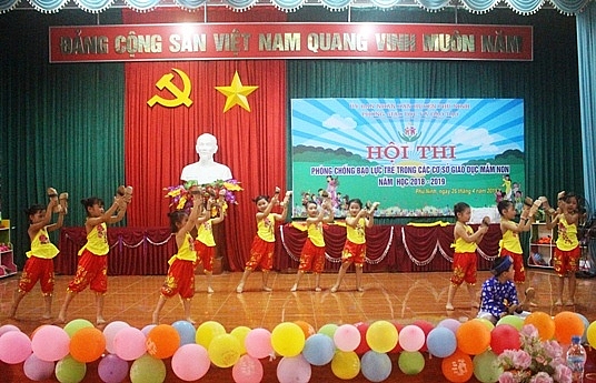 phu tho soi noi hoi thi phong chong bao luc tre trong cac co so gdmn tai phu ninh