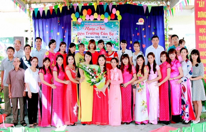 phu tho diem sang xay dung truong mam non lay tre lam trung tam tai huyen phu ninh