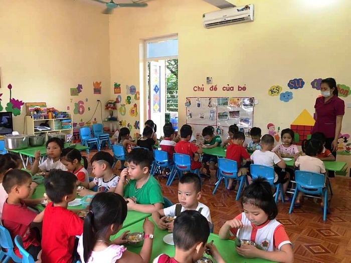 phu tho diem sang xay dung truong mam non lay tre lam trung tam tai huyen phu ninh