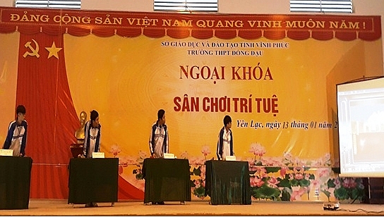 Thầy và trò trường THPT Đồng Đậu tích cực thi đua “Dạy tốt – Học tốt”