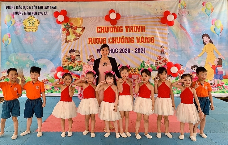 Phú Thọ: Các bé trường Mầm non Cao Xá 1 sôi nổi giao lưu “Rung Chuông vàng”