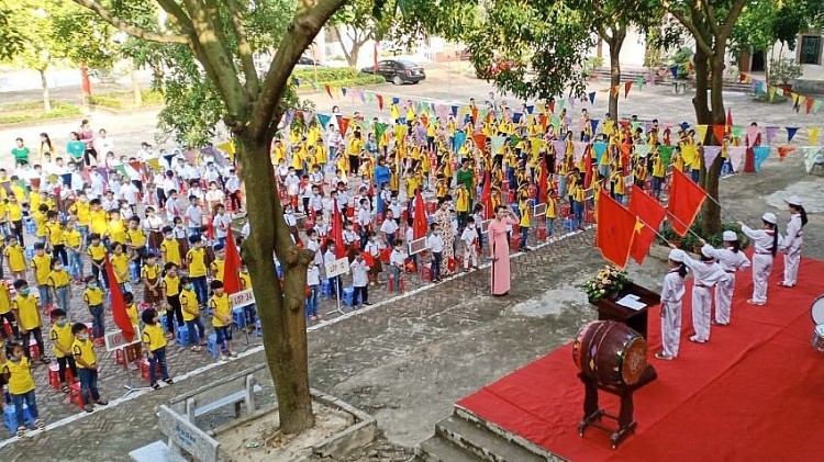 Trường Tiểu học Sơn Lôi B (Vĩnh Phúc) nỗ lực xây dựng “Trường học hạnh phúc”