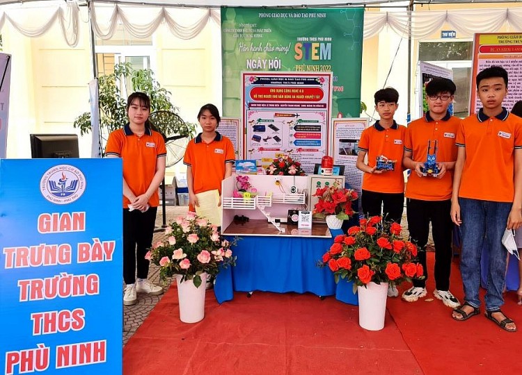Sôi nổi Ngày hội STEM Phù Ninh 2022: Tự hào Đất Tổ Hùng Vương