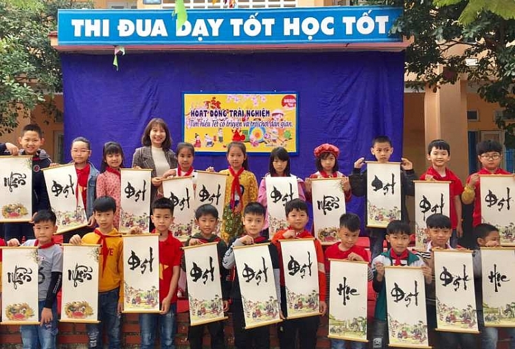 Trường Tiểu học Thiện Kế B tích cực đổi mới căn bản toàn diện giáo dục