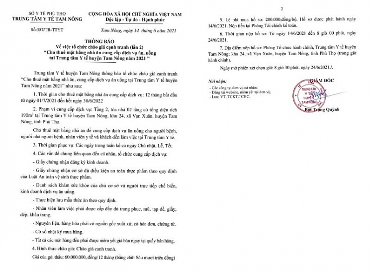 Trung tâm Y tế huyện Tam Nông (Phú Thọ): Thực hiện nghiêm khuyến cáo 5K phòng chống dịch Covid-19