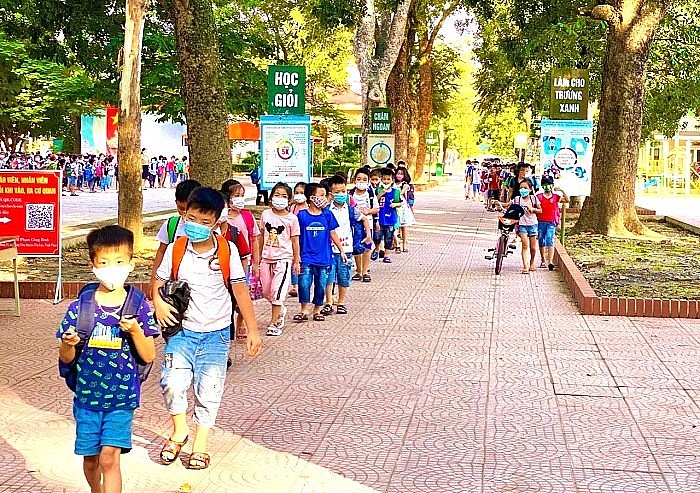 Đổi thay tích cực từ việc tạo lập môi trường học tập hạnh phúc