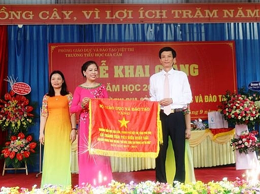 truong th gia cam xuat sac dan dau phong trao thi dua cap tieu hoc tinh phu tho
