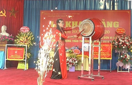 truong th gia cam xuat sac dan dau phong trao thi dua cap tieu hoc tinh phu tho