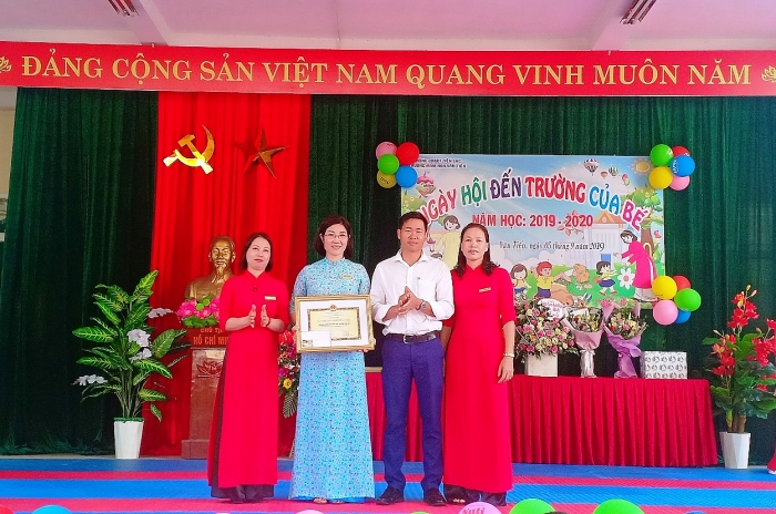 truong mam non van tien ngon co dau giao duc mam non huyen yen lac