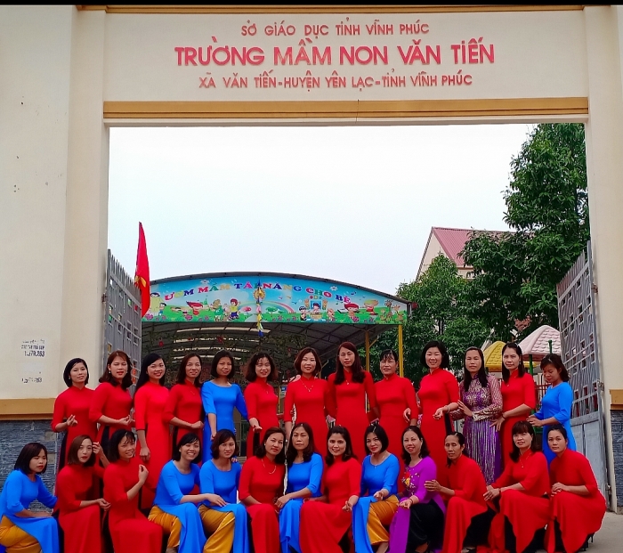 truong mam non van tien ngon co dau giao duc mam non huyen yen lac