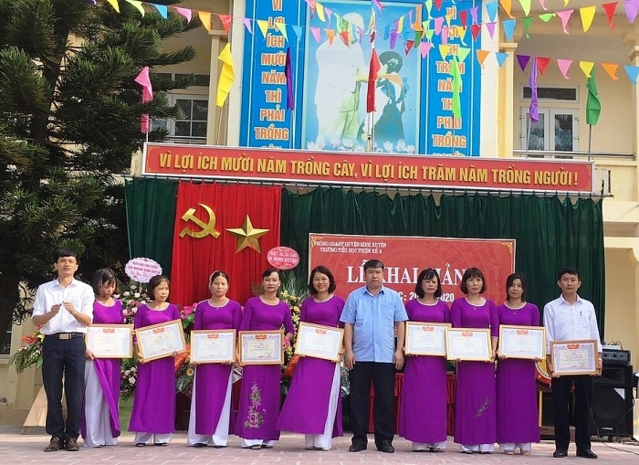 Trường Tiểu học Thiện Kế A đạt Chuẩn Quốc gia mức độ 2 truong tieu hoc thien ke a dat chuan quoc gia muc do 2