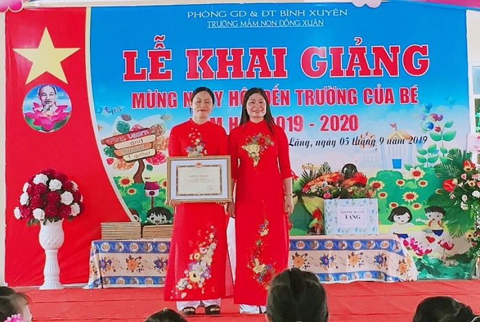 truong mam non dong xuan noi uom mam tuoi tho