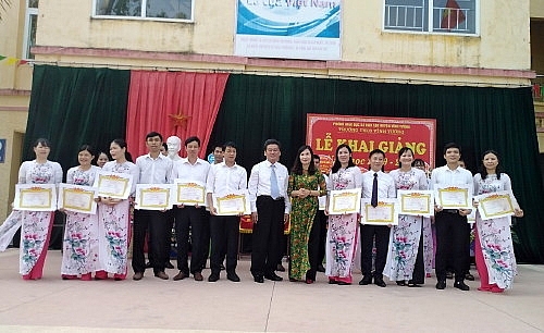 truong thcs vinh tuong diem sang chat luong giao duc bac thcs tinh vinh phuc