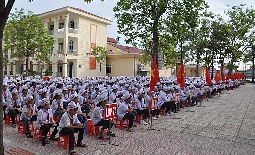 truong thcs vinh tuong diem sang chat luong giao duc bac thcs tinh vinh phuc