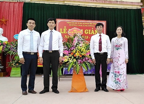 truong thcs vinh tuong diem sang chat luong giao duc bac thcs tinh vinh phuc