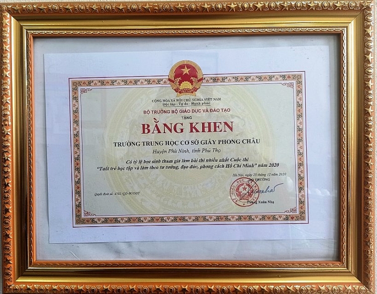Các trường học huyện Phù Ninh sẵn sàng đón học sinh vào năm học mới 2021 - 2022