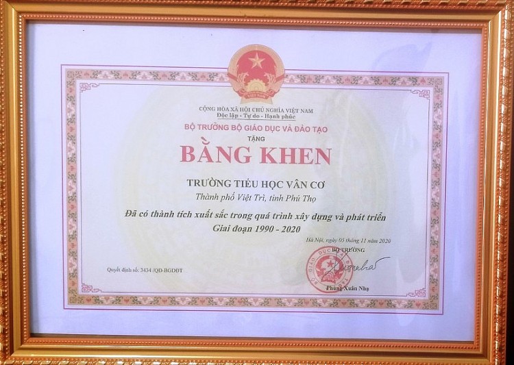 Trường TH Vân Cơ: Quyết tâm hoàn thành “mục tiêu kép”