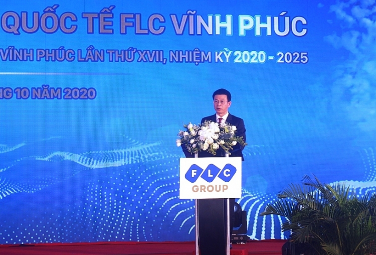 Động thổ tổ hợp trung tâm Hội nghị quốc tế FLC Vĩnh Phúc
