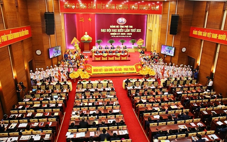 Phú Thọ: Khai mạc Đại hội Đảng bộ tỉnh Phú Thọ nhiệm kỳ 2020 - 2025