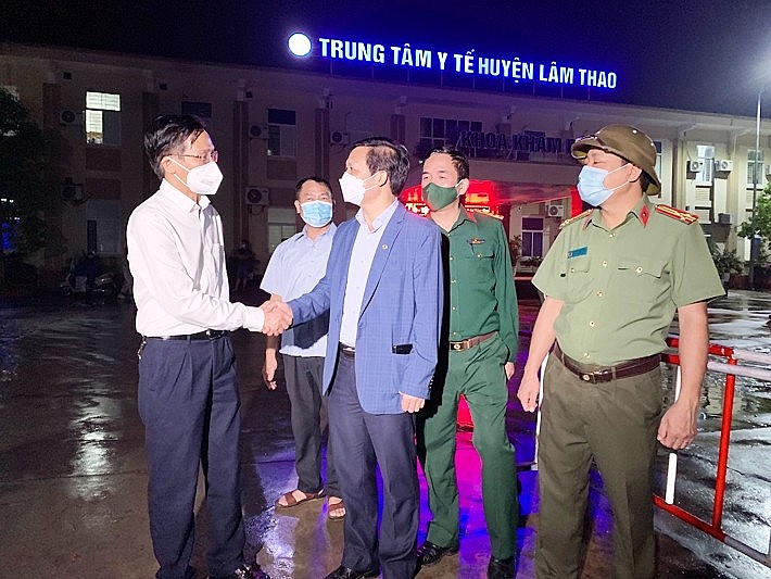 Kết thúc phong tỏa cách ly y tế chống dịch COVID-19 tại TTYT huyện Lâm Thao