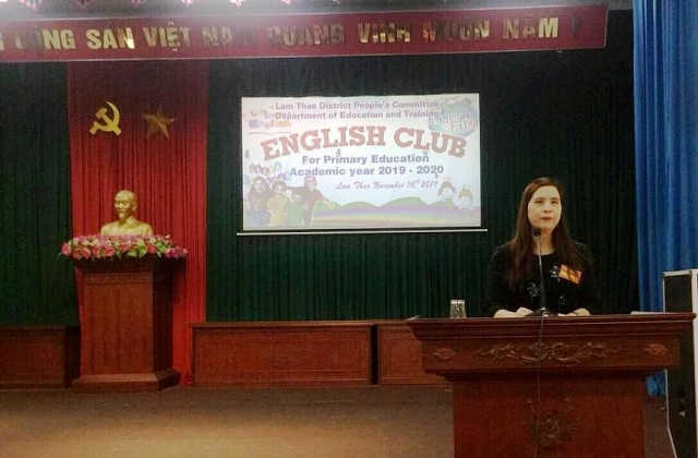 phu tho soi noi giao luu cac cau lac bo tieng anh hs tieu hoc huyen lam thao