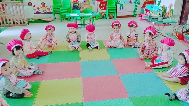 truong mn phong chau diem sang xay dung truong mam non lay tre lam trung tam