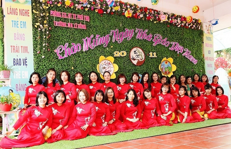 Trường Mầm non Lê Đồng “điểm sáng” ngành Giáo dục TX Phú Thọ