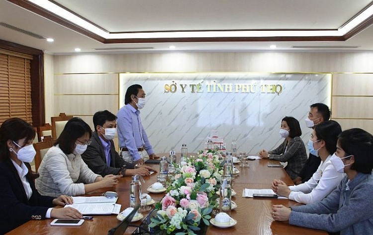 Tổ chức KFHI (Hàn Quốc) trao tặng vật tư y tế phòng, chống dịch COVID-19 cho Sở Y tế Phú Thọ