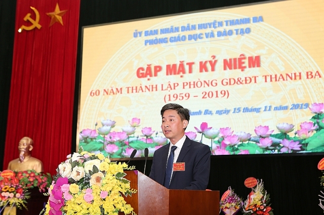 phong giao duc va dao tao huyen thanh ba 60 nam xay dung va phat trien