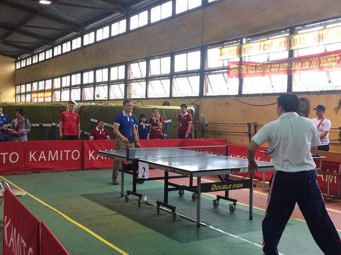 Khai mạc Đại hội thể thao lưu học sinh Lào tại Hà Nội khai mac dai hoi the thao luu hoc sinh lao tai ha noi